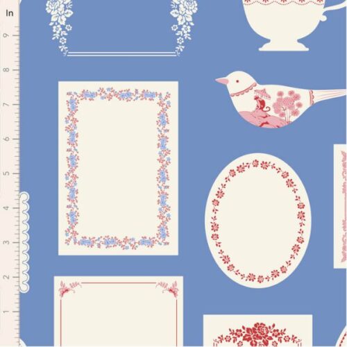 TD110173 Labels and Ornaments Blue, Something Blue by Tilda