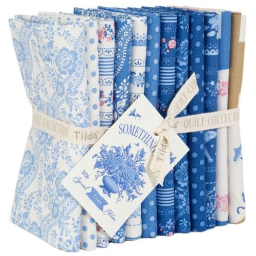 TD300264 Blender Fat Quarter Pack (12 pieces), Something Blue by Tilda