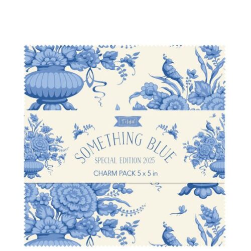 TD300267 Something Blue 5in Charm Pack (40 pieces) by Tilda