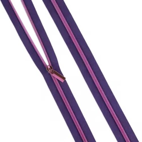 ZBY5C127 Tula Pink Moonflower Nylon Coil 3 yrd Zipper by Sallie Tomato