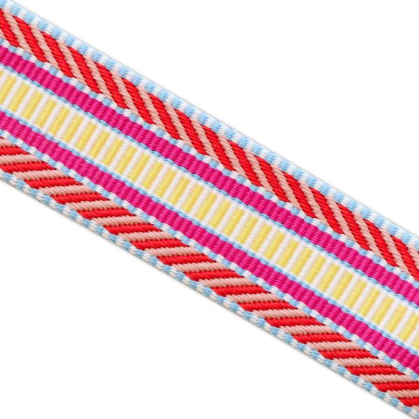 1-12 Railroad Track Neon Webbing (Bag Strapping) 1-12in x 3 yd by Sallie Tomato