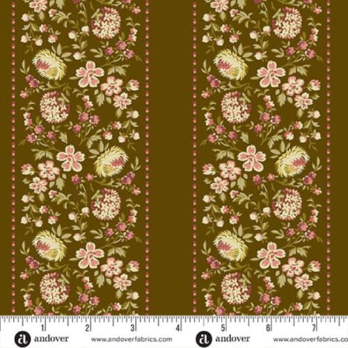 10519-N Flower Chain Chestnut, Secret Stash Favourites Chestnut by Edyta Sitar