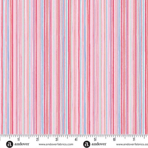 237-P Fine Stripe Pink, Dance Class by Makower