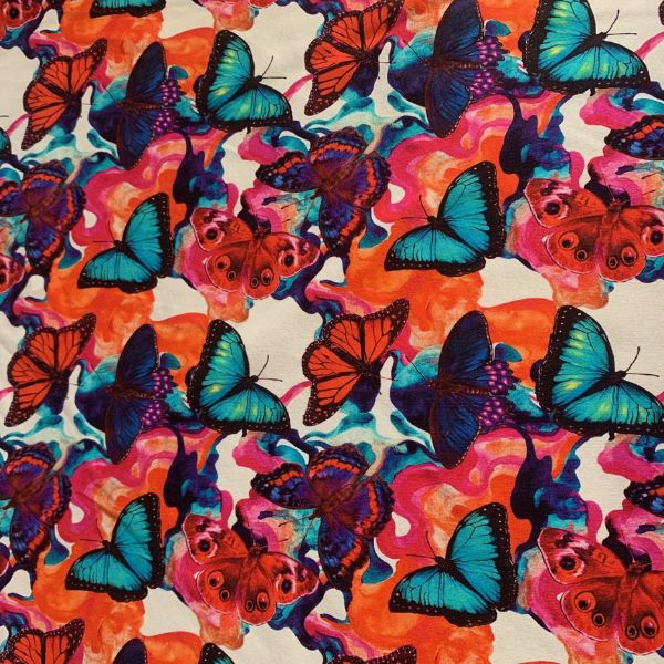 23968-11 Red Butterfly Jersey