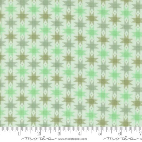 51281 17 Ribbon Stars Aqua, Popcorn by Elizabeth Hartman