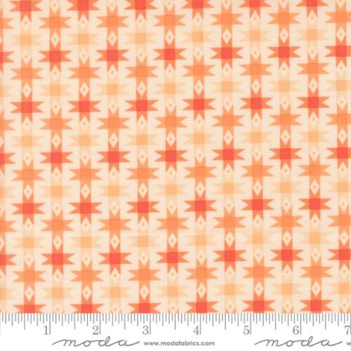 51281 19 Ribbon Stars Peach, Popcorn by Elizabeth Hartman