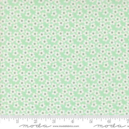 51282 27 Flowers Aqua, Popcorn by Elizabeth Hartman