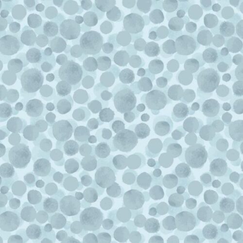 BBF09 Icy Blue Bumbleberries Flannel, Jardin d’Hiver by Lewis & Irene