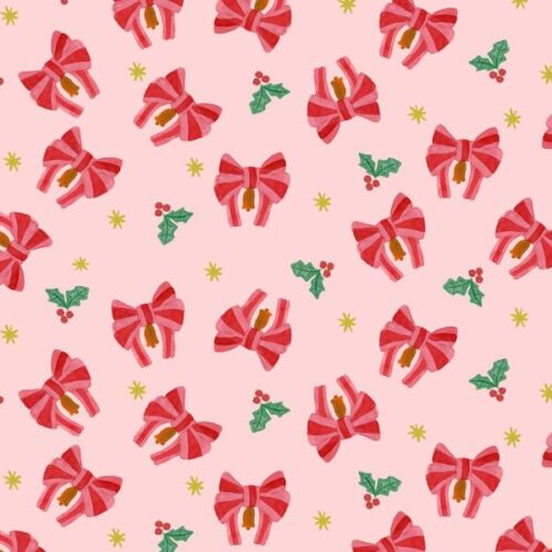 BG100 Bows & Bells Candy Cane, Merry Happy Christmas by Bluebellgray for Lewis & Irene
