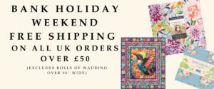 Bank Holiday Weekend free shipping banner