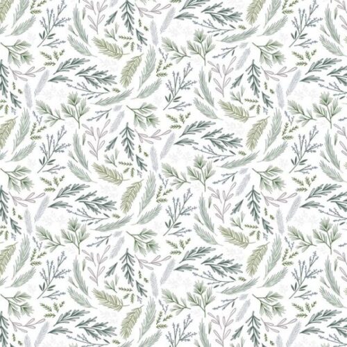 CC74.1 Evergreen White (pearlescent), Winter's Garden by Cassandra Connolly