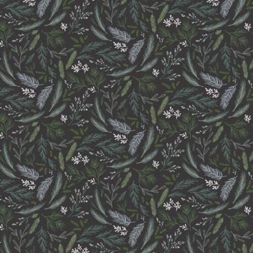 CC74.3 Evergreen Charcoal (pearlescent), Winter's Garden by Cassandra Connolly