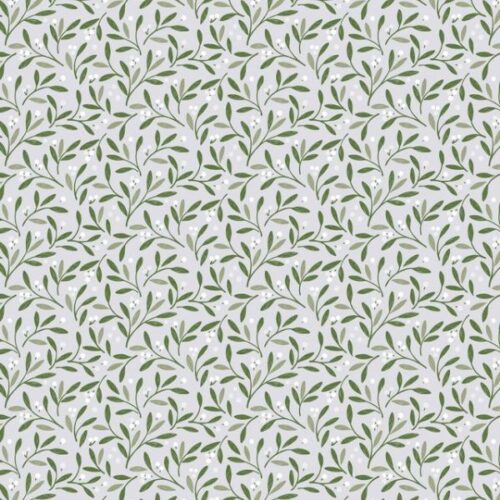 CC75.1 Mistletoe Charms Light Silver (pearlescent), Winter's Garden by Cassandra Connolly