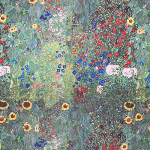 COD013 Klimt's Farm Garden Outdoor Water Repellent and UV Resistant Fabric