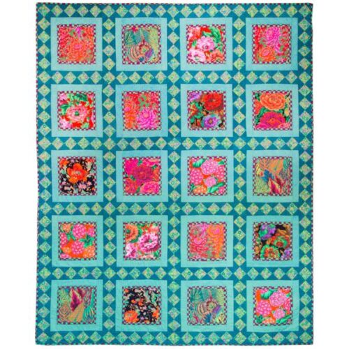Cool Florals Fabric Pack, Quilts at an English Manor House by Kaffe Fassett