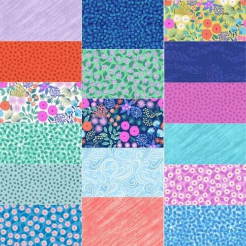 Creative Landscapes - Mountains and Shores Fat Quarter Pack (17 pieces) by Lewis & Irene (Cut in House)
