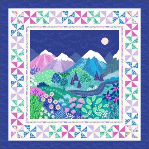 Creative Landscapes - Mountains and Shores Quilt Kit by Lewis & Irene