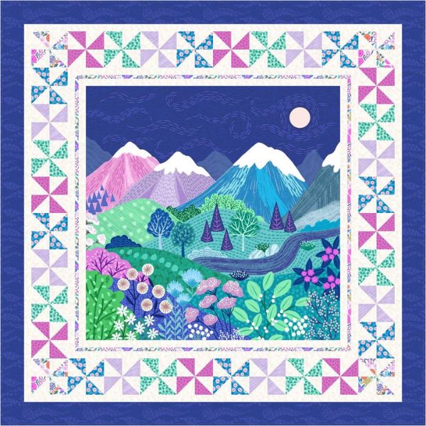 Creative Landscapes - Mountains and Shores Quilt Kit by Lewis & Irene