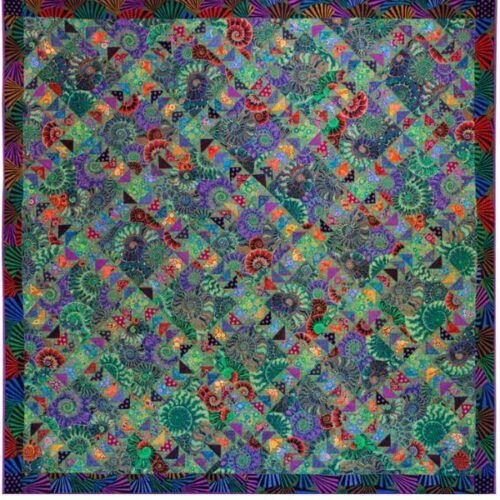 Dancing Ammonites Quilt Fabric Pack, Quilts at an English Manor House by Kaffe Fassett