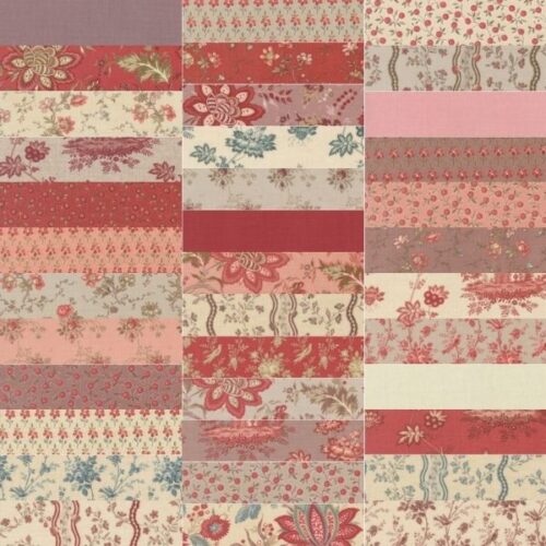 Fleur de Paris Fat Quarter Pack (37 pcs) by French General (Cut in House)