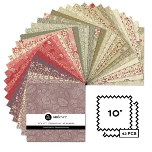 Forest Glen 10 Square Pack (42 pieces) by Renee Nanneman (Branded)