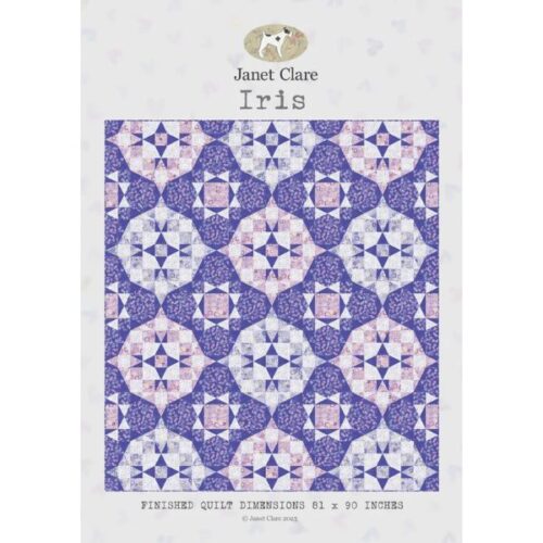 JC268 Iris Quilt Pattern by Janet Clare