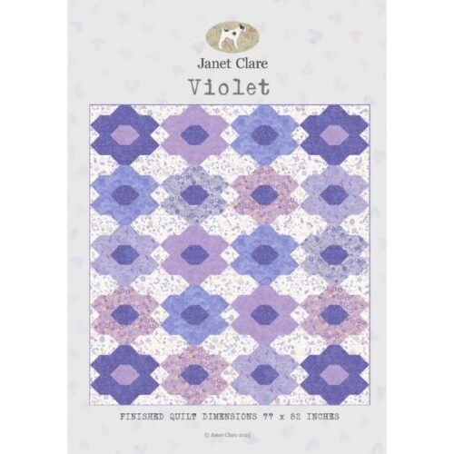 JC270 Violet Quilt Pattern by Janet Clare