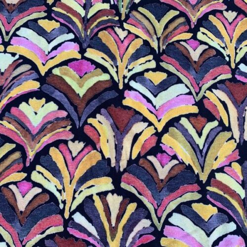 JLV0251 Floral Viscose Poplin Dressmaking Fabric