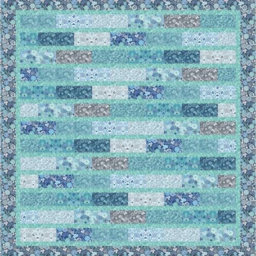 Jardin d'Hiver Flannel Quilt Kit 2 by Lewis & Irene