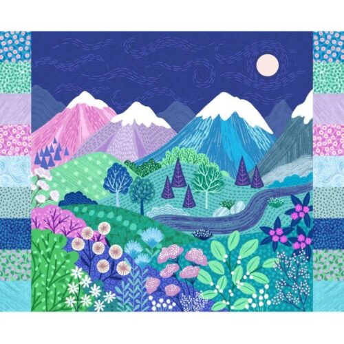 L20 Snowy Mountains Panel, Creative Landscapes - Mountains and Shores by Lewis & Irene