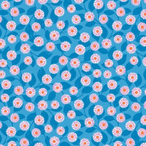 L27A Wild Daisy on Blue, Creative Landscapes - Mountains and Shores by Lewis & Irene