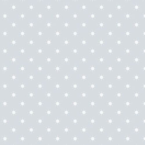 L66A Little Stars on Silver (with pearl) by Lewis & Irene