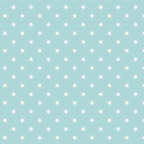 L66B Little Stars on Icy Blue (with pearl) by Lewis & Irene