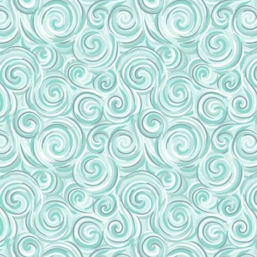 L67B Northern Lights Swirl Icy Blue (with pearl) by Lewis & Irene
