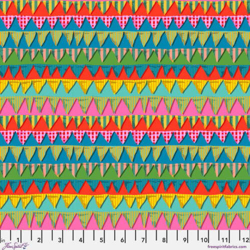 PWOB135.Bright Flags, Riviera by Odile Bailloeul