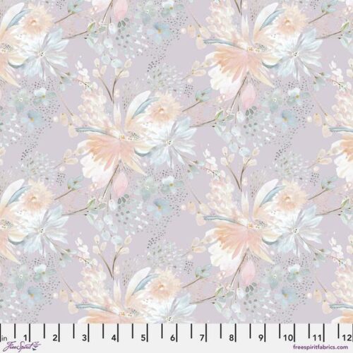 PWSR111.Lavender Wildflowers, Saltwater by Shell Rummel