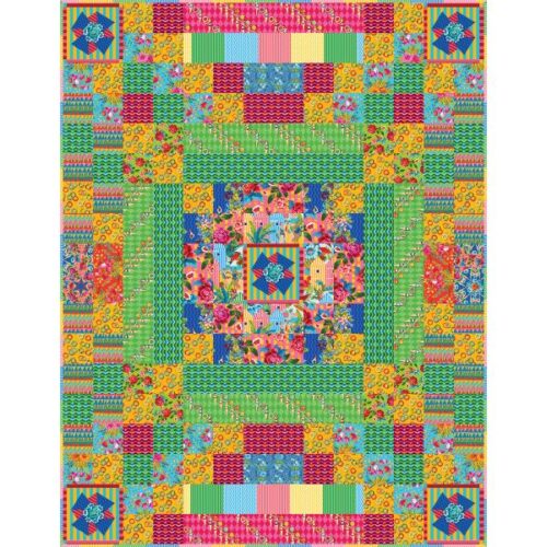 Riviera Chateau Quilt Kit, Riviera by Odile Balloeul