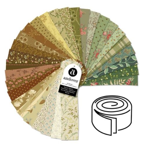 Secret Stash Favourites Chestnut 2.5in Design Roll by Edyta Sitar (40 pieces)