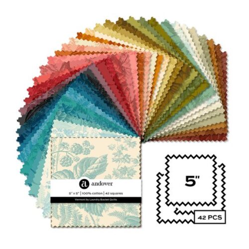 Vermont 5 Charm Pack (42 pieces) by Edyta Sitar