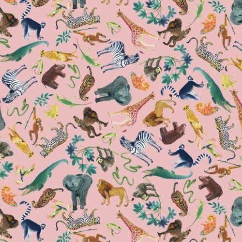 WB079 Animal Jigsaw Colour, Safari by Wee Blue Bell