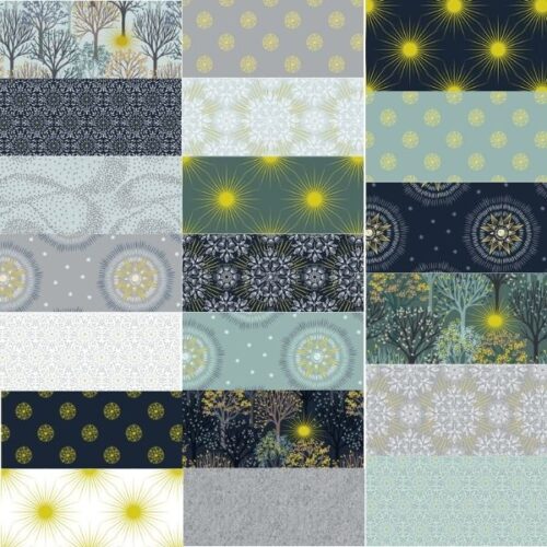Winter Solstice Fat Quarter Pack (20 pieces) by Lewis & Irene (Cut in House)
