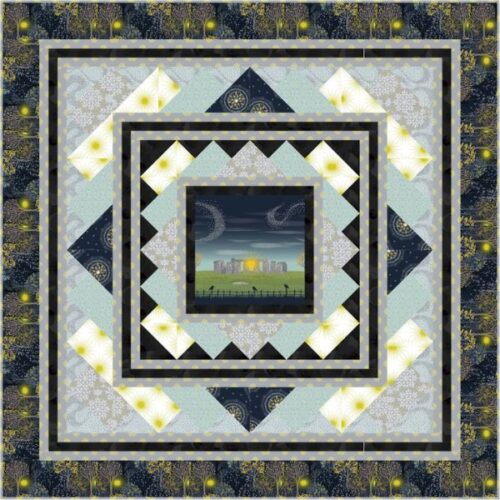 Winter Solstice Throw Quilt Kit by Lewis & Irene (Cut in House)