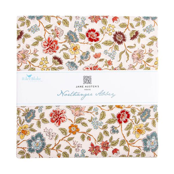 10-17890 Northanger Abbey 10in Squares by Jane Austen's House