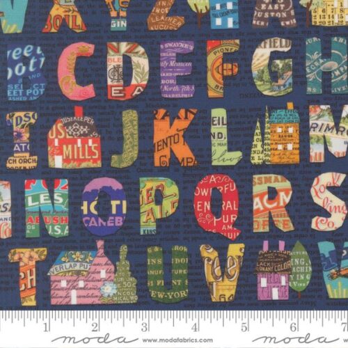 39564 18 Alphabet Midnight, Paper Hamlet by Cathe Holden
