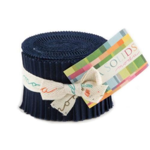 9900JJR 20 Bella Solids Jelly Roll (20pcs) by Moda