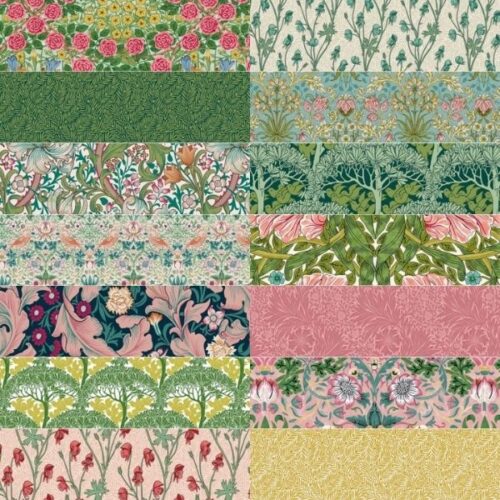 Bedford Park Fat Quarter Pack by Morris & Co. (14 pieces)