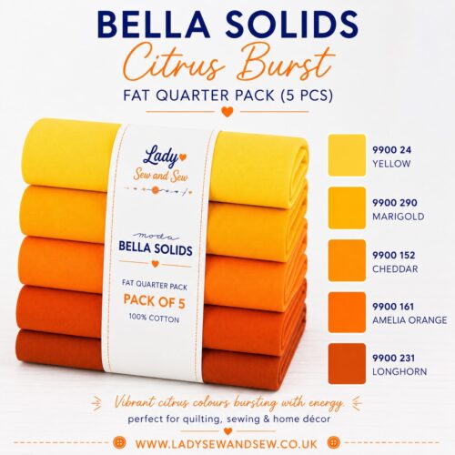 Bella Solids Citrus Burst Fat Quarter Pack