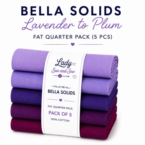 Bella Solids Lavender to Plum Fat Quarter Pack Web