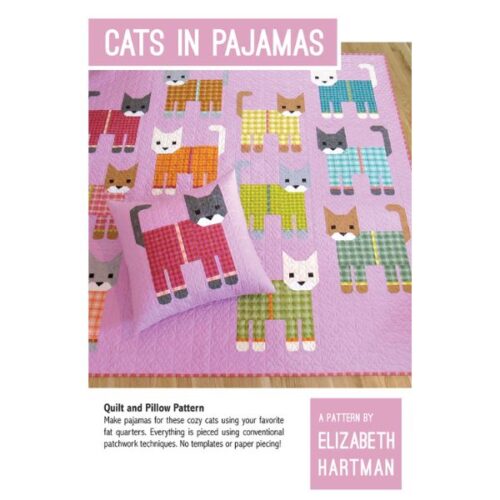 EH074 Cats in Pajamas Quilt Pattern by Elizabeth Hartman