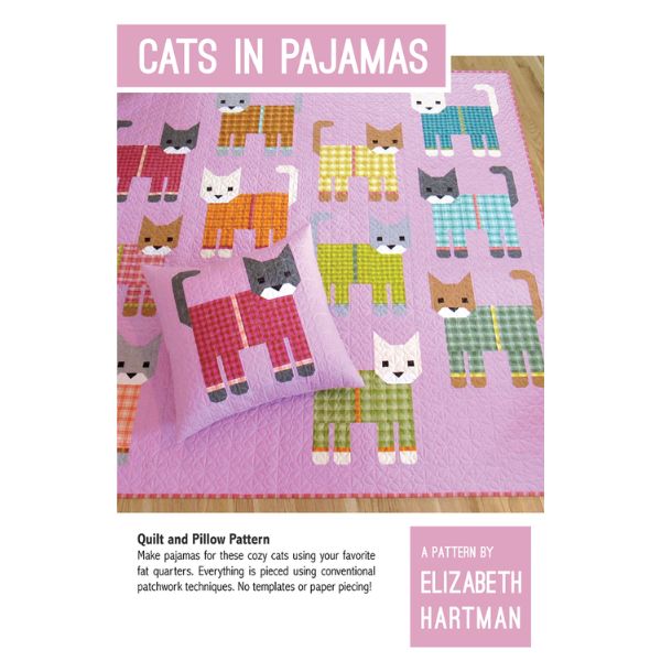 EH074 Cats in Pajamas Quilt Pattern by Elizabeth Hartman